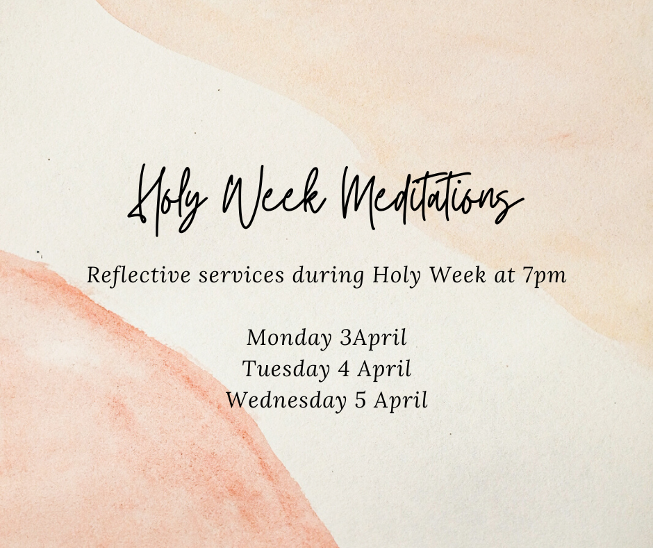 Holy Week Meditations 2023